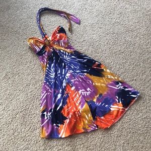 Victoria's Secret Tropical Print Halter Sundress